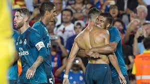 La supercoupe d'espagne de football (en espagnol : Supercoupe D Espagne Le Real Madrid Prend Une Option En Gagnant A Barcelone 1 3 Eurosport