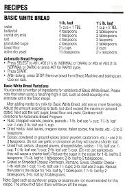 Tons of web searching hasn't given any results. Recipe Tried Basic White Bread For Welbilt Abm3800 Bread Machine Recipelink Com