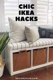 Chic Ikea Hacks You Need To Try Chic Daybedhack Hacks Ikea In 2020 Ikea Kallax Shelf Kallax Ikea Living Room Designs