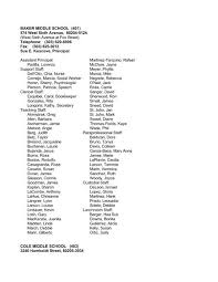 BAKER MIDDLE SCHOOL (401)