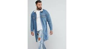 Depuis quelques saisons, la veste en jean homme se pare d'un col en effet molton (qui évoque le mouton) pour un style chic et décontracté. Veste Longue En Jean Imitation Peau De Mouton Jean Sixth June Pour Homme En Coloris Bleu Lyst