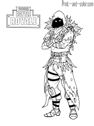 Fortnite Battle Royale Coloring Page Raven Have A Time To Relieve Stress And Have Fun Coloring Pages To Print Free Kids Coloring Pages Coloring Pages For Kids