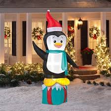 4.6 out of 5 stars. 8 Tall Airblown Penguin Christmas Inflatable Walmart Com Holiday Yard Decorations Christmas Lawn Decorations Penguin Christmas Decorations