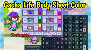 The game is japanese so if you love anime cartoons in tv and comics you also will love this game. Gacha Life Body Sheet Color Secret Shout Out Youtube