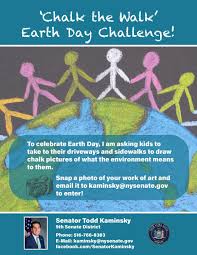 The theme for earth day 2021 is restore our earth and it focuses on natural processes and emerging green technologies that can restore the world s ecosystems. Draw Chalk Pictures For Earth Day Herald Community Newspapers Www Liherald Com