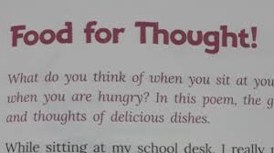 Class 6 Living English Poem Food For Thought Explained In Hindi Youtube