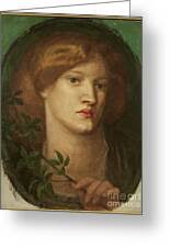 Portrait Of Louisa Ruth Herbert, 1858-59 by Dante Gabriel Charles Rossetti