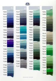 Dmc Tapestry Wool Colour Chart Les Patrons De Broderie