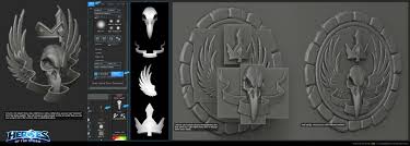 Zbrush Bas Relief Grabdoc Alpha Zbrush Heroes Of The Storm Storm Art