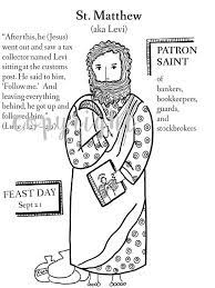 Each of the 12 saints coloring book printables has a cover that can be colored and then includes six coloring pages (they are half sheets of paper, so two fit on each standard 8.5×11 piece of saint matthew. 12 Apostles Coloring Book Pdf Etsy Coloring Home