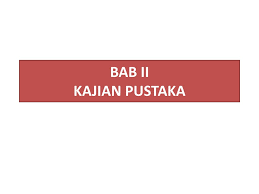 Salah satu teknik yang digunakan dalam projek ini adalah pemerhatian. Bab Ii Kajian Pustaka Ppt Download