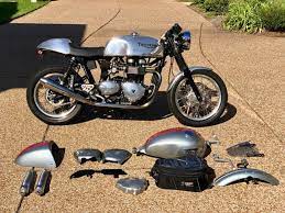 Custom Triumph Thruxton 900 Cafe Racer Custom Cafe Racer Motorcycles For Sale Triumph Thruxton Custom Cafe Racer Triumph Thruxton 900