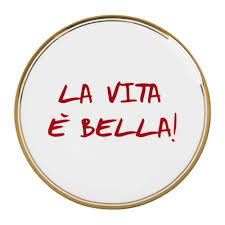 The song is a vocal version of the theme song from roberto benigni's. Buy Bitossi Home Funky Table Plate La Vita E Bella 17cm Amara