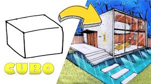 Transformando Un Cubo En Una Casa Artosketch Youtube