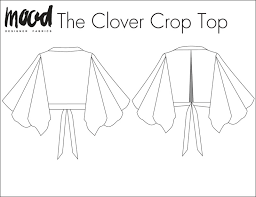 See this tutorial for more information. The Clover Crop Top Free Sewing Pattern Mood Sewciety