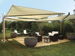 Outdoor Inspiration Sun Shade Sail Large Planters Pergola Patio Shade Sail