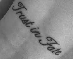 Or get in touch via the information below. My Tattoo Trust In Fate Fate Tattoo Tattoos Tattoo Quotes
