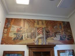 Post Office 32340 Madison Florida Art Deco Era Office Mural Art Deco