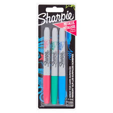 Maybe you would like to learn more about one of these? Sharpie Metallic Markers Red Blue Green 3 Pack Tesco Groceries