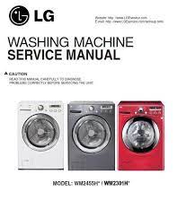 Pin On Lg Washer Washing Machine Service Manuals