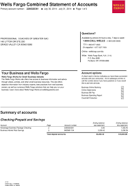 The amount you currently owe; Wells Fargo Combined Statement Of Accounts Pdf Free Download