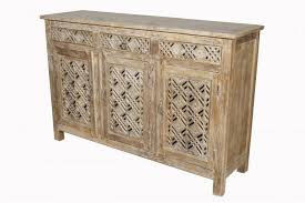 Handcrafted Carved Mango Wood Sideboard Or Console Rustic Wood Furniture Mango Wood Sideboard Boho Furniture