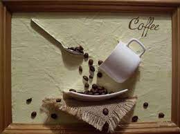 Coffee Bean Decorating Ideas Coffee Crafts Coffee Bean Art Coffee Theme Kitchen