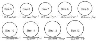 Displaying sizes in both metric and imperial for the mosts recognised international standards. Ring Size Chart Qte North America Inc Qte North America Inc