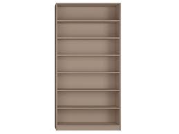 Largeur 60 cm x hauteur 185 cm x profondeur 15 & 32 cm. Colonne Bibliotheque 6 Etageres Largeur 100 Cm Coloris Taupe Mat 20100889202 Vente De Armoire De Cuisine Conforama