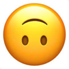 The Upside Down Face Emoji On Iemoji Com Emoji Lucu Stiker