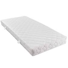 Matratze 80x185x14cm kaltschaum rg40 doppeltuch mit reißverschluss höhe der matratze: Vidaxl Bett Mit Matratze Grau Kunstleder 180 X 200 Cm Gitoparts