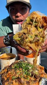 Tsunami Burrito with Volcano Sauce