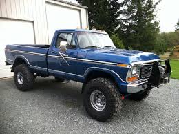 Sweet Looking Blue W Racetrack Trim Ford Trucks 79 Ford Truck Classic Ford Trucks