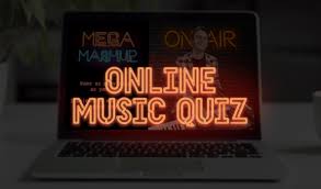 It's like the trivia that plays before the movie starts at the theater, but waaaaaaay longer. Online Music Quiz Virtual Activities For Companies