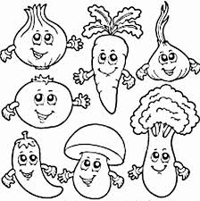 Vegetables Coloring Pages For Preschoolers Luxury Ve Ables Coloring Pages Kidsuki In 2020 Fruit Coloring Pages Vegetable Coloring Pages Coloring Pictures