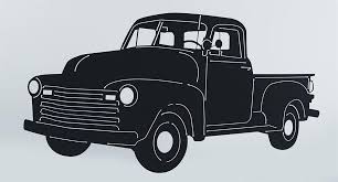 Free Free 350 Silhouette Chevy Truck Svg SVG PNG EPS DXF File