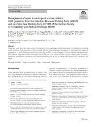 • arti mimpi potong rambut, benarkah itu pertanda buruk? Pdf Management Of Sepsis In Neutropenic Cancer Patients 2018 Guidelines From The Infectious Diseases Working Party Agiho And Intensive Care Working Party Ichop Of The German Society Of Hematology And Medical Oncology