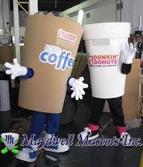 Dunkin Donuts Iced Coffee And Hot Coffee Mascots Dunkin Iced Coffee Dunkin Donuts Iced Coffee Dunkin