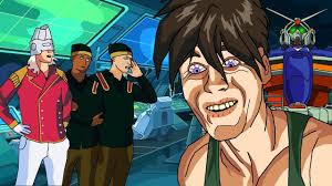 Gundam model with limited arm movement