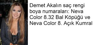 Demet Akalin Sac Rengi Boya Numarasi Ms Paint Sac Sac Rengi Sac Renkleri