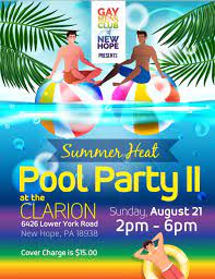 Summer Heat Pool Party II - PhillyGayCalendar