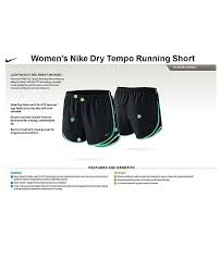 womens dri fit tempo running shorts