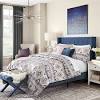 In fact, each shade will offer a different vibe to your room, from a bold navy blue to vibrant teal or aqua blue. 1