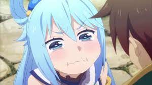 Aqua konosuba cry