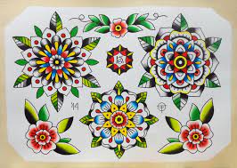 Generalized parts of a flower learn with flashcards, games and more — for free. Neo Traditional Flower Tattoo Flash Novocom Top