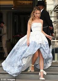 Her next notable relationship was with. Matt Smith Supports Girlfriend Lily James At Mamma Mia Film Premiere Lily James Mamma Mia Wedding Dress Ivory Gown