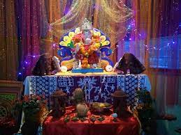 Decorate your home for ganesh pooja using a theme. Ganesh Chaturthi Decoration Tips Ideas Ganpati Decor Theme Pictures