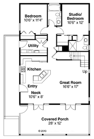 Plan De La Maison 035 00633 Plan Du Chalet 1 120 Pieds Carres 2 Chambres 2 Salles De Bai In 2020 Cottage Plan Cabin Floor Plans Tiny House Plans