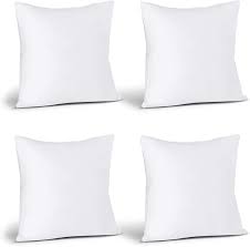 Shop online for unique and decorative pillows, soft throws and cozy poufs. Amazon Com Utopia Bedding Throw Pillows Insert Pack Of 4 White 18 X 18 Inches Bed And Couch Pillows Indoor Decorative Pillows Home Kitchen