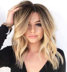 Medium Layered Hairstyle With Off Centre Parting Medium Hair Styles Hair Styles Medium Length Hair Styles